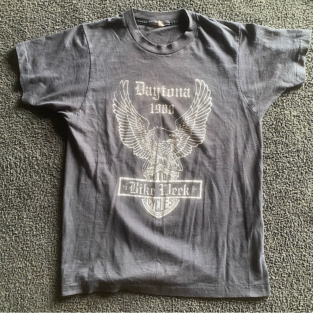 Vintage 1988 The Pit Daytona Bike Week Harley Davidson Shirt